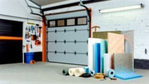 affordable garage door insulation