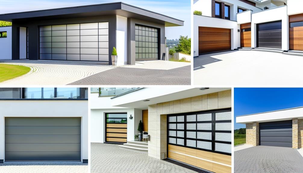 beste garagedeurstijlen voor moderne woningen