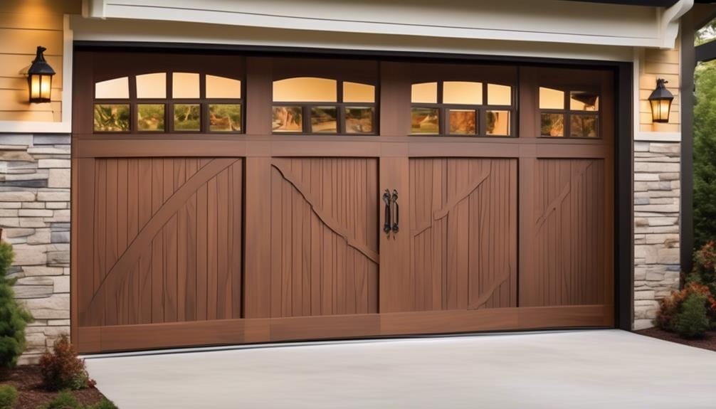 customized garage door design