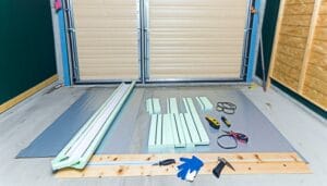 garage door insulation steps